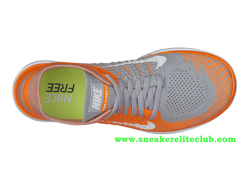 nike free run flyknit homme orange